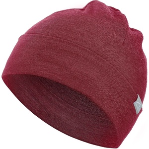 100% Merino Wool Beanie Kids – Unisex Wool Cap 17.5um for Kids -Toddler Hat(Burgundy)