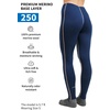 Merino.tech 100% Merino Wool Base Layer Women – Thermal Leggings Underwear(250 Holiday Lilac)