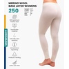 Merino.tech 100% Merino Wool Base Layer Women – Thermal Leggings Underwear(250 Natural Merinos)