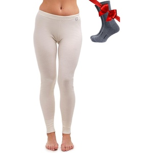 Merino.tech 100% Merino Wool Base Layer Women – Thermal Leggings Underwear(250 Natural Merinos)
