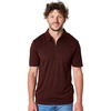 Merino.tech 100% Merino Wool Polo Shirt Men Quarter Zip Long, Short Sleeve(Bordo)